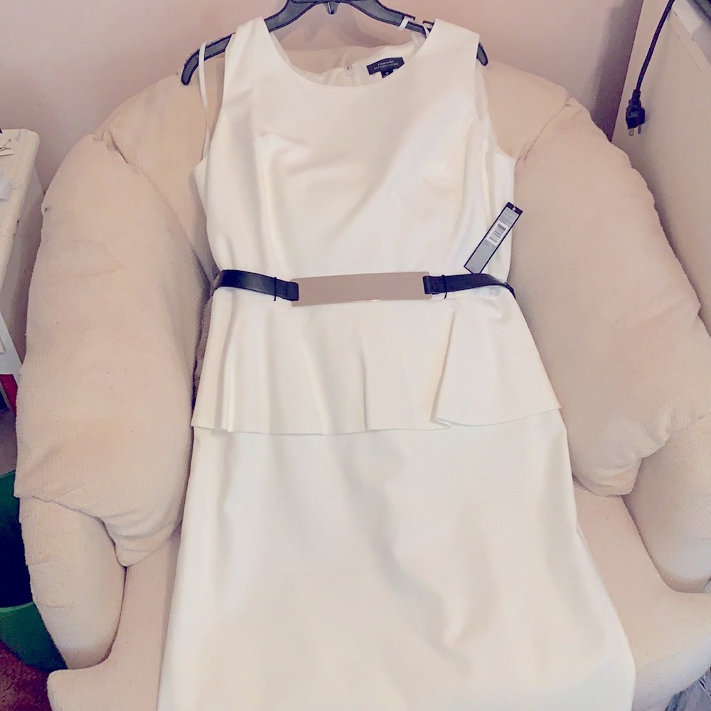 NWT white Tahari dress